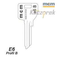 Mieszkaniowy 076 - klucz surowy - MCM E6 Profil B